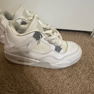 Kids White and Gray Sneakers
